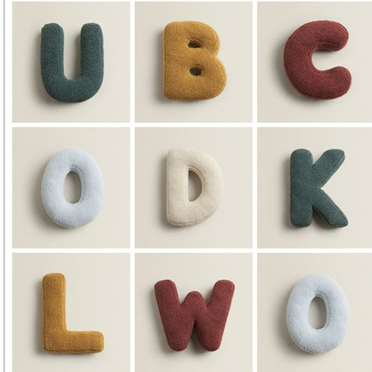 Coussin déco Alphabet