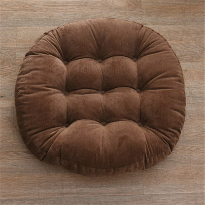 Coussin de sol 55x55 en velours capitonné