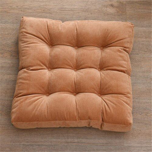 Coussin de sol 55x55 en velours capitonné