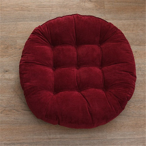 Coussin de sol 55x55 en velours capitonné
