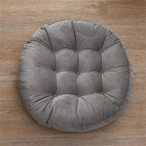 Coussin de sol 55x55 en velours capitonné