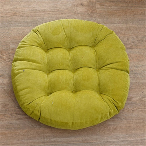 Coussin de sol 55x55 en velours capitonné