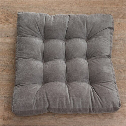 Coussin de sol 55x55 en velours capitonné