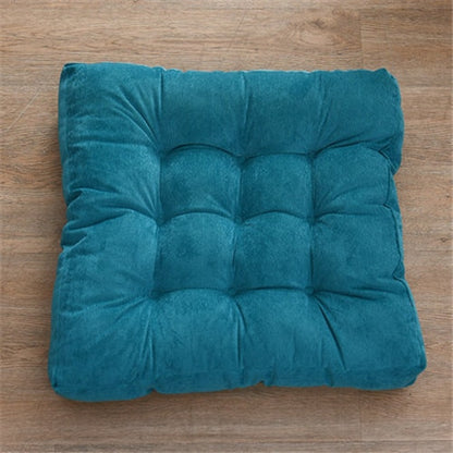 Coussin de sol 55x55 en velours capitonné