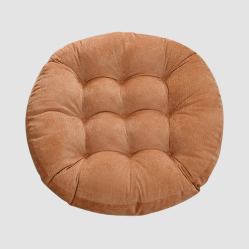 Coussin de sol 50x50 en velours capitonné