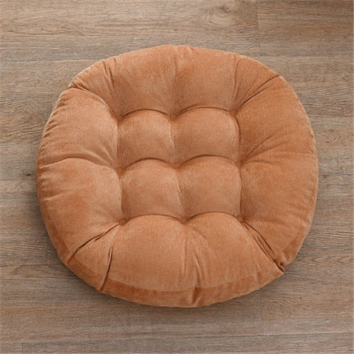Coussin de sol 55x55 en velours capitonné