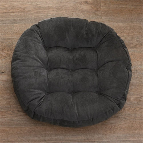 Coussin de sol 55x55 en velours capitonné