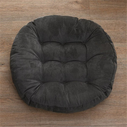 Coussin de sol 55x55 en velours capitonné