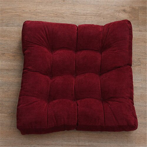Coussin de sol 55x55 en velours capitonné