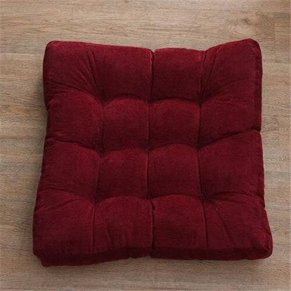 Coussin de sol 55x55 en velours capitonné