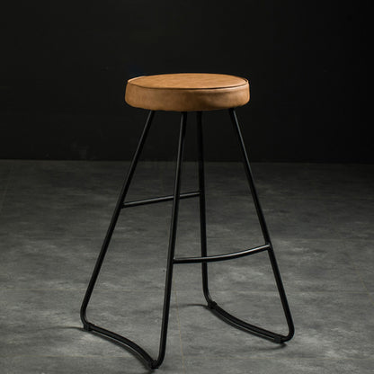 Chaise de bar moderne assise confort en métal et polyuréthane