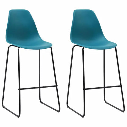 Chaise de bar moderne assise résine et pieds en métal noir avec repose pieds