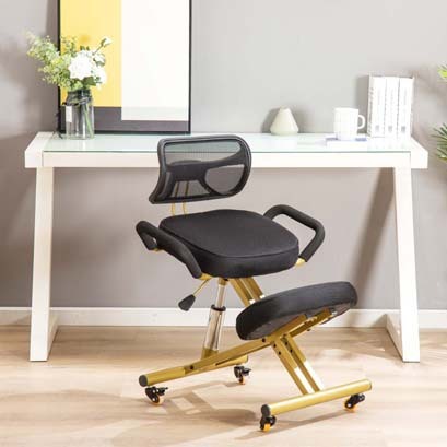 Tabouret ergonomique sur roulettes ajustable