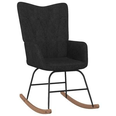 Fauteuil à bascule moderne minimaliste à dossier large