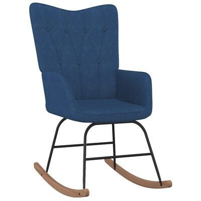 Fauteuil à bascule moderne minimaliste à dossier large