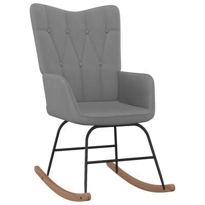 Fauteuil à bascule moderne minimaliste à dossier large