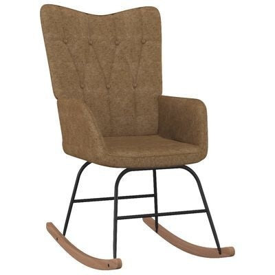 Fauteuil à bascule moderne minimaliste à dossier large