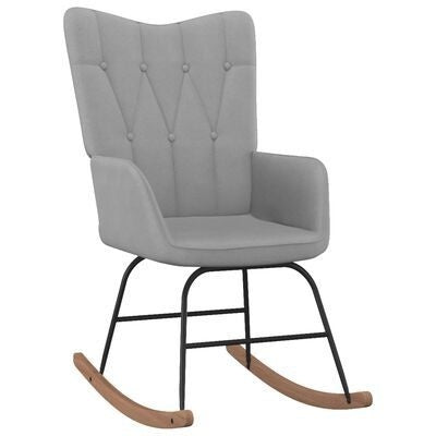Fauteuil à bascule moderne minimaliste à dossier large