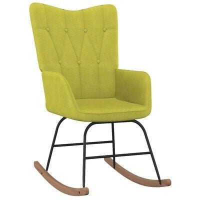Fauteuil à bascule moderne minimaliste à dossier large