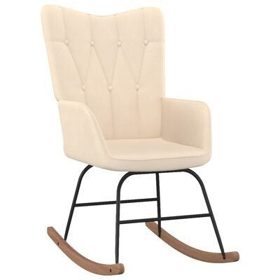 Fauteuil à bascule moderne minimaliste à dossier large