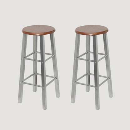 Tabouret de bar rond industriel